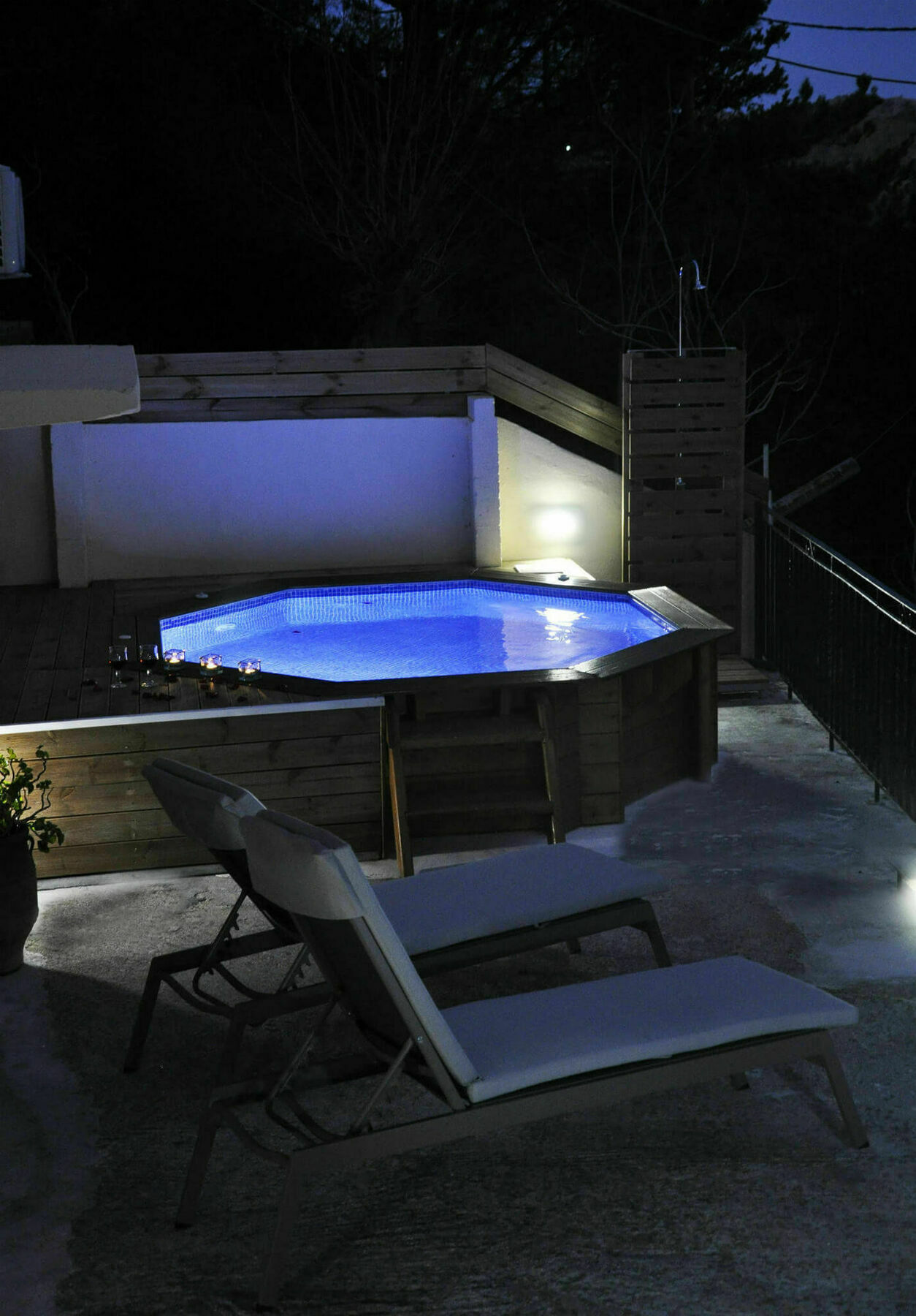 Villa Lakki Heated Round Pool Jacuzzi Lákkoi Exterior foto